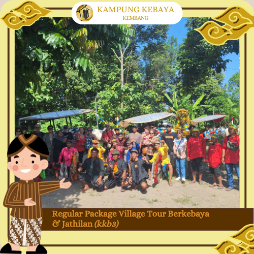 kkb3. Regular Package Village Tour Berkebaya & Jathilan / Traditional Dance Show - Kampung Kebaya Kembang
