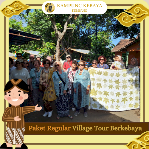 Paket Reguler Village Tour Berkerbaya - Kampung Kebaya Kembang