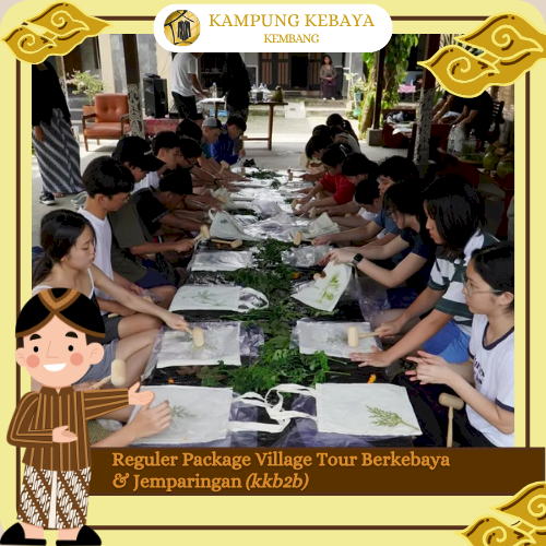  kkb2b. Reguler Package Village Tour Berkebaya & Jemparingan (Bicycle) - Kampung Kebaya Kembang