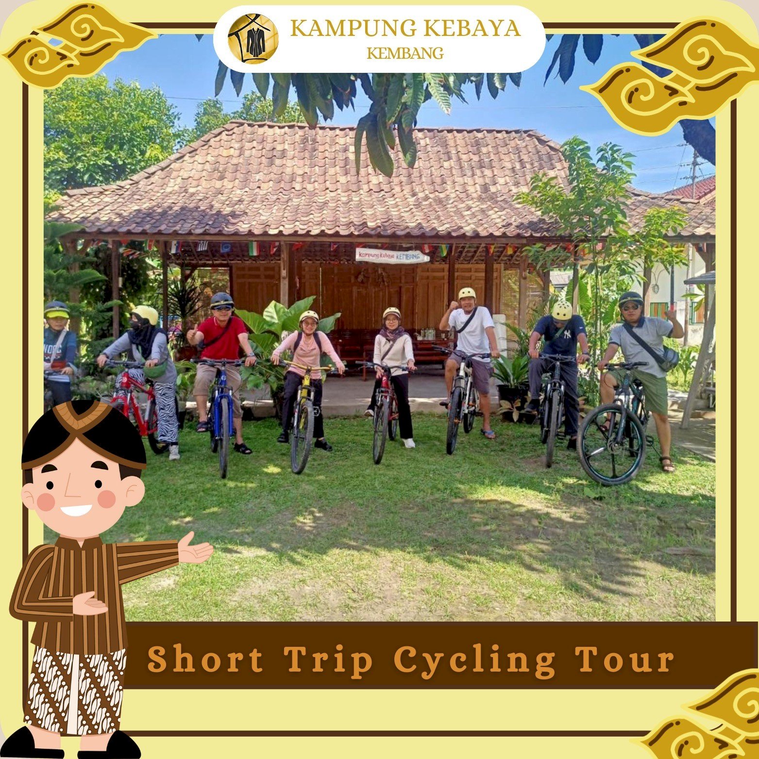 kkb12. Short Trip Cycling Tour - Kampung Kebaya Kembang